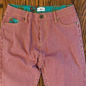 April Cornell choo choo pants NEW!